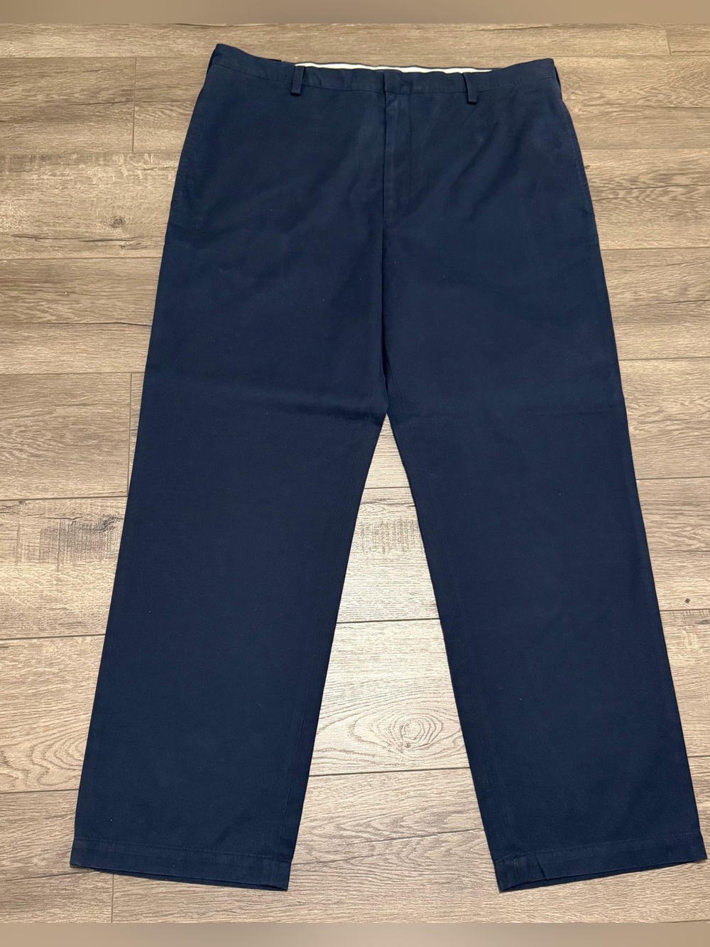 BANANA REPUBLIC Men's Gavin Straight Fit Chino Pants Navy Blue Cotton Sz 40/32